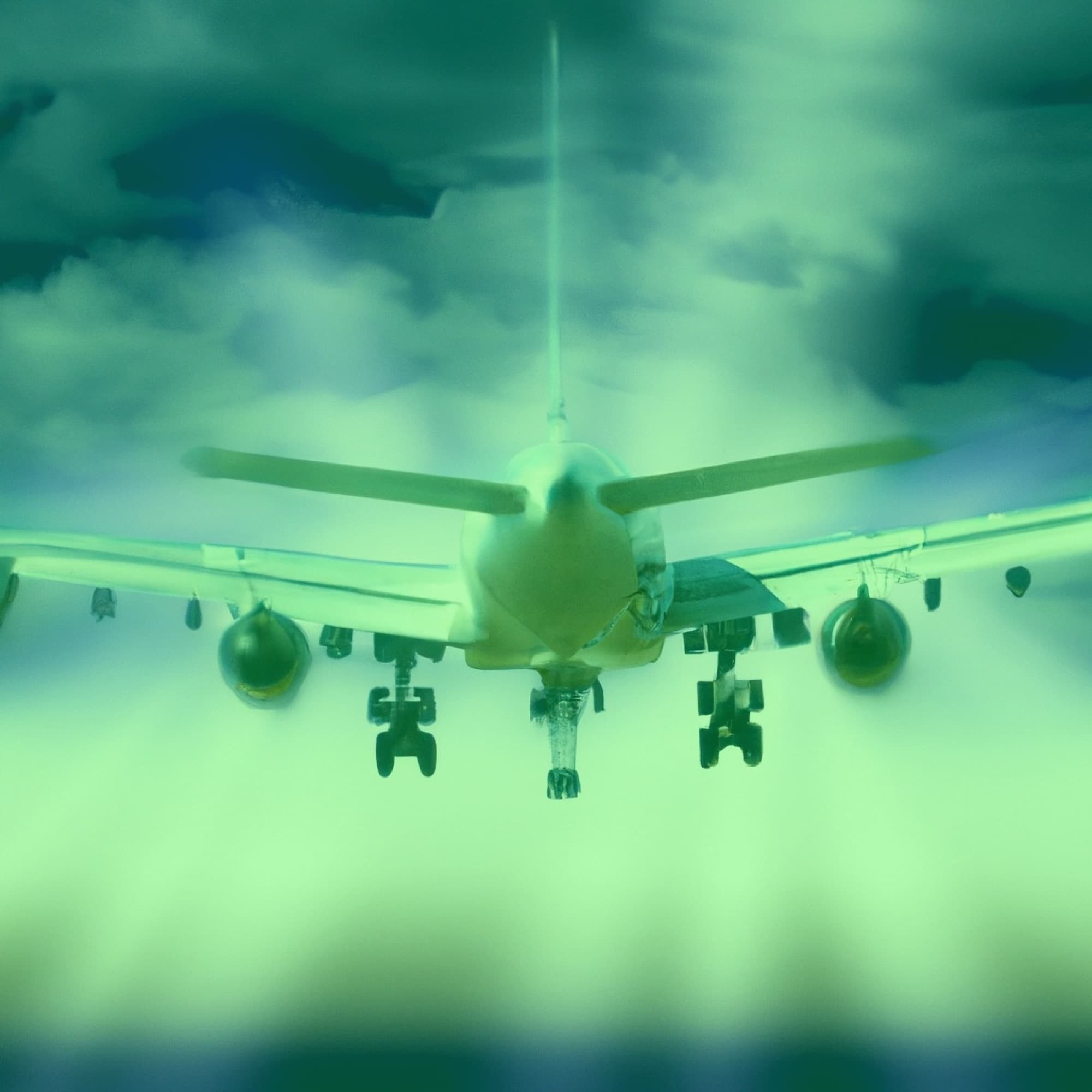 Airplane taking off at sunrise — your runway to the world